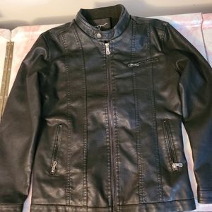 Faux Leather Jacket size xs